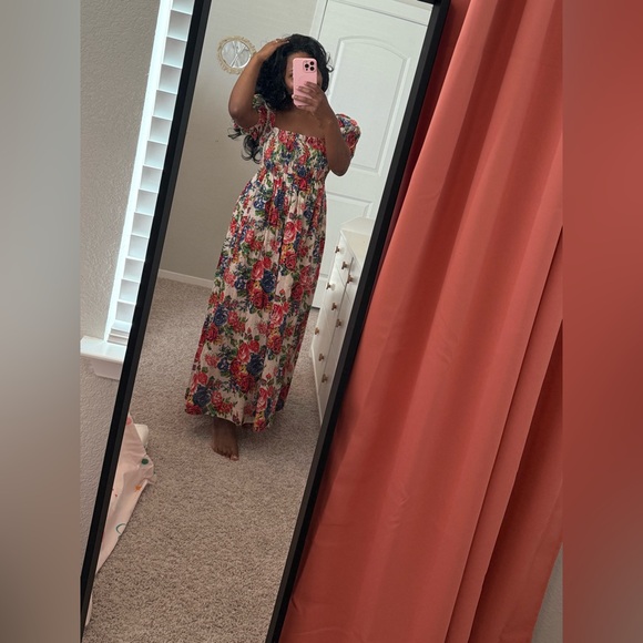 🛑SOLD🛑NWOT Eddy Aurora Puff Sleeve Maxi (Xs) can fit a small easily! - Picture 4 of 4